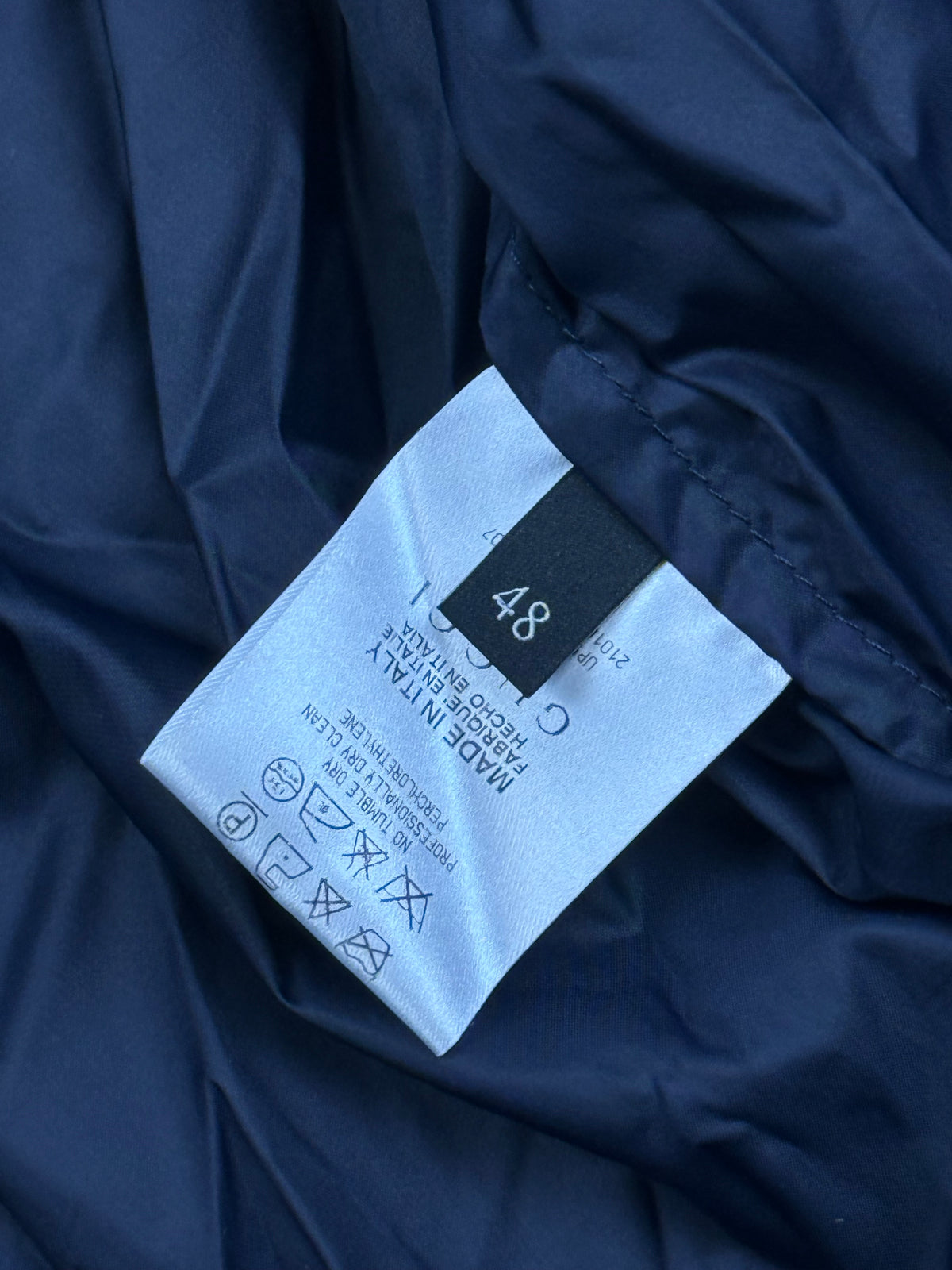 vintage navyblue Gucci windbreaker