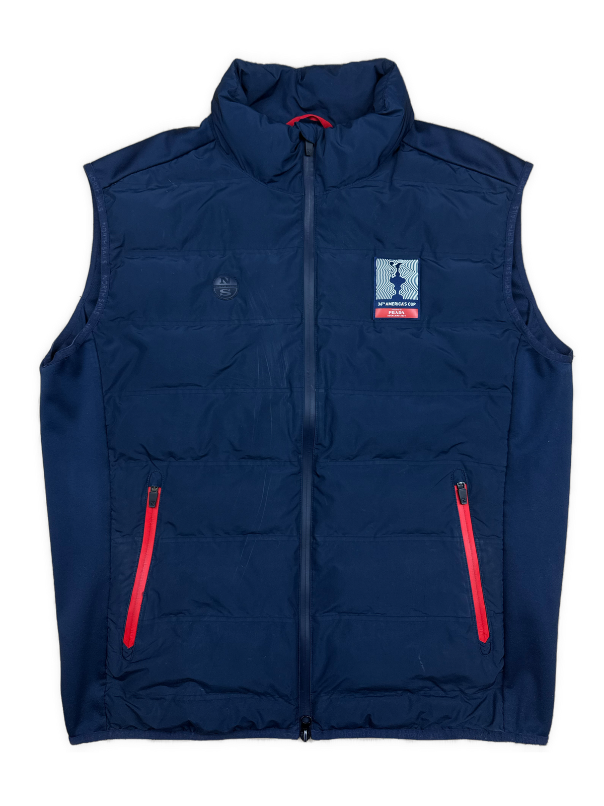 vintage Prada Americas Cup 36 x North Sails vest {XL}