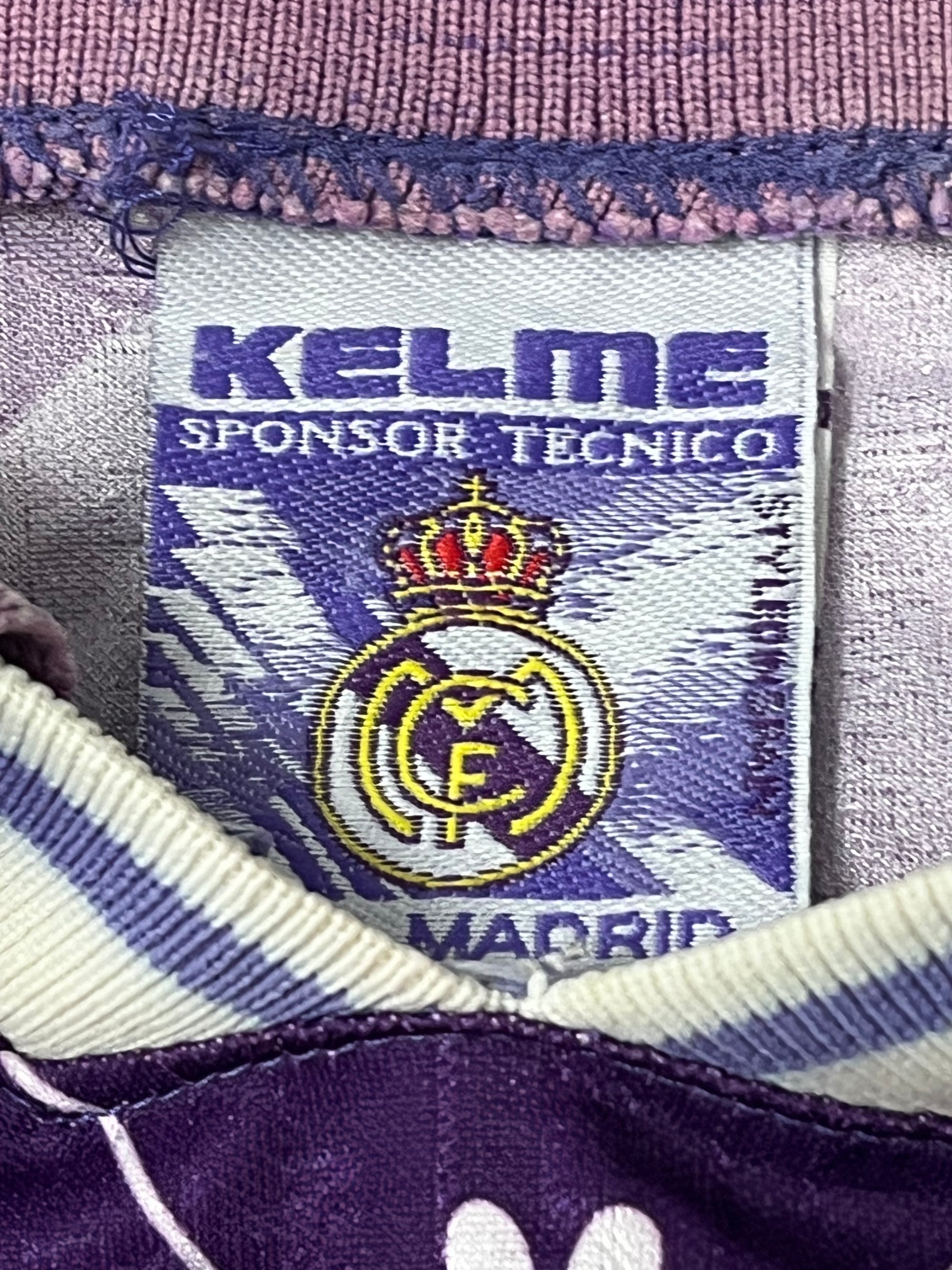 vintage Kelme Real Madrid 10 1996-1997 away jersey {M-L}