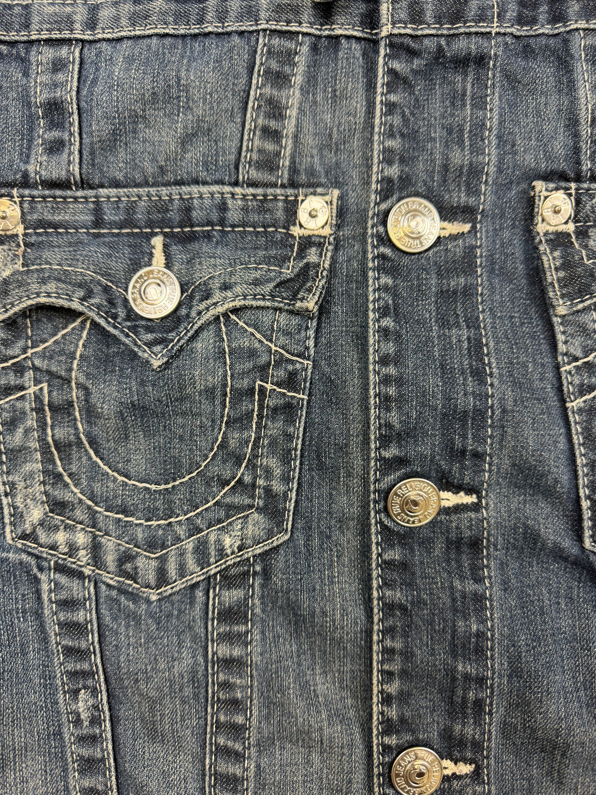 vintage True Religion jeansjacket {M}