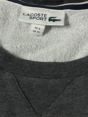 dark grey Lacoste sweater {XL}