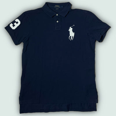 vintage navyblue Polo Ralph Lauren polo {L}