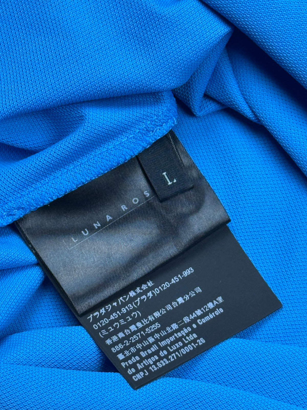 blue Prada Luna Rossa polo DSWT
