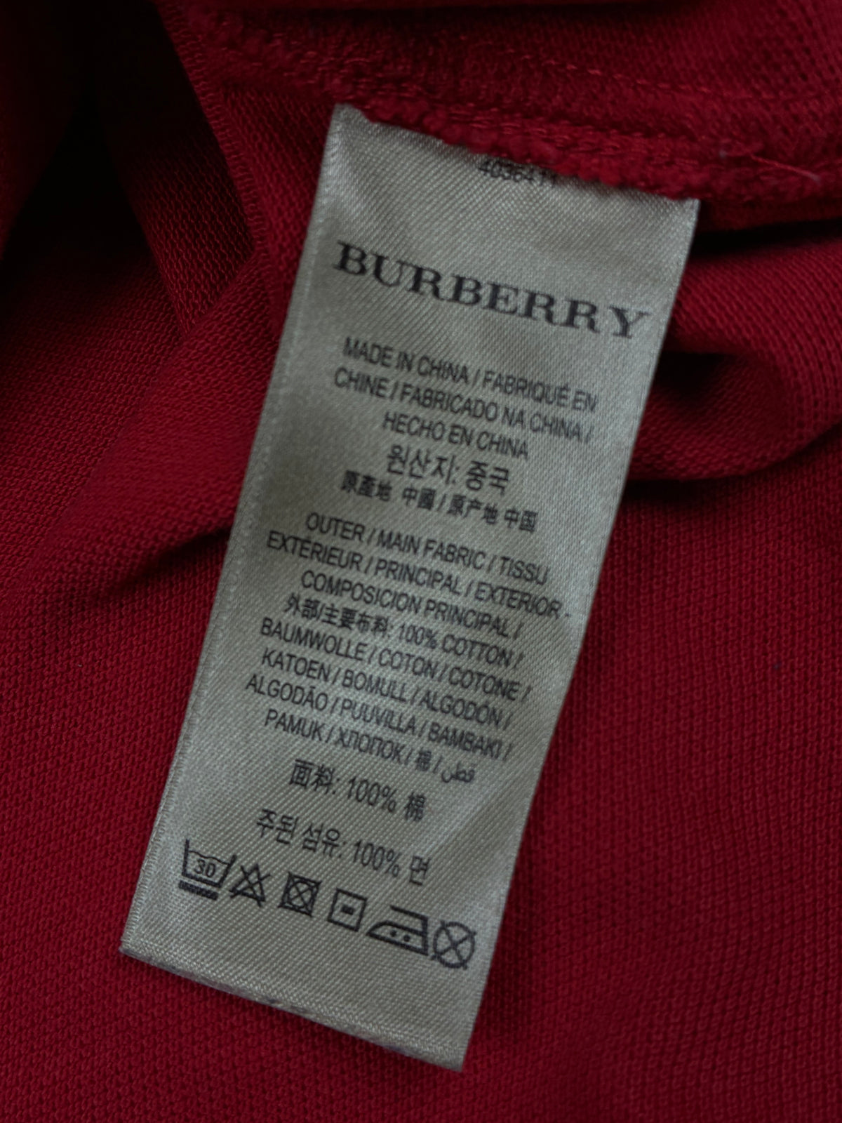 vintage Burberry polo {S}