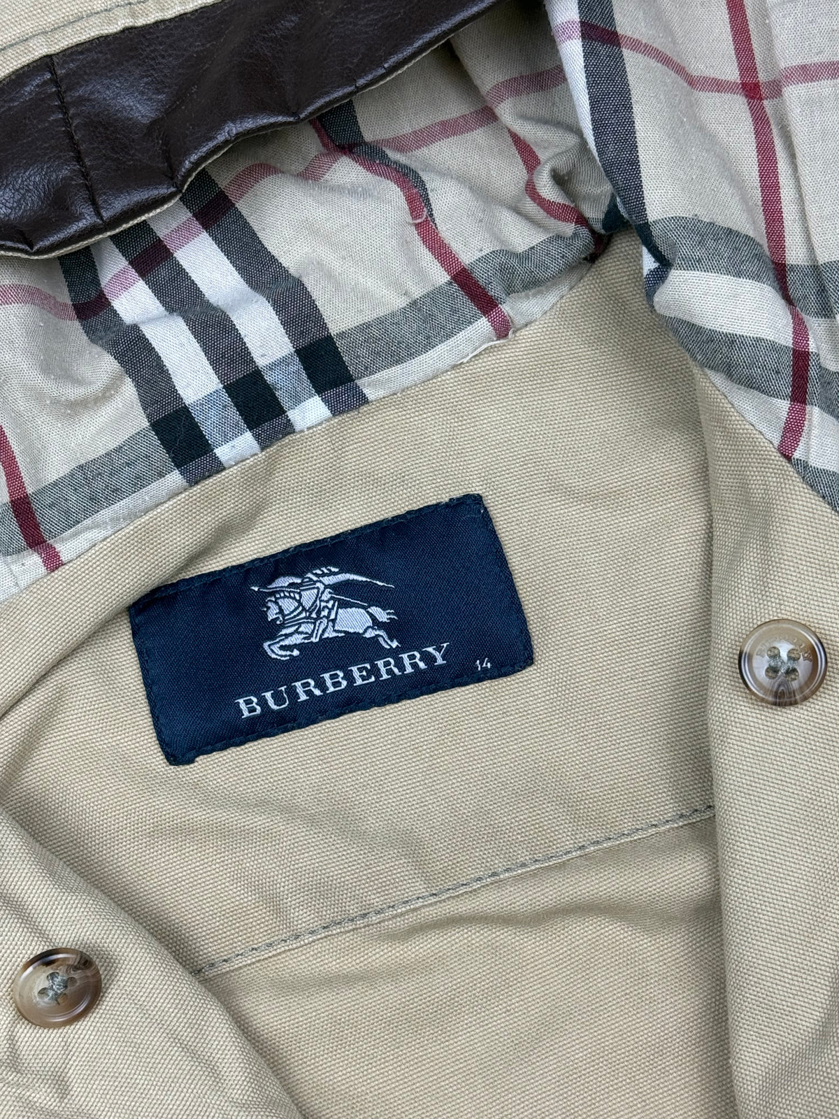 vintage Burberry coat {S}