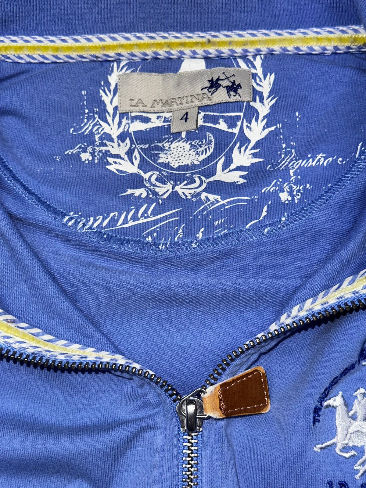 vintage La Martina sweatjacket {S}