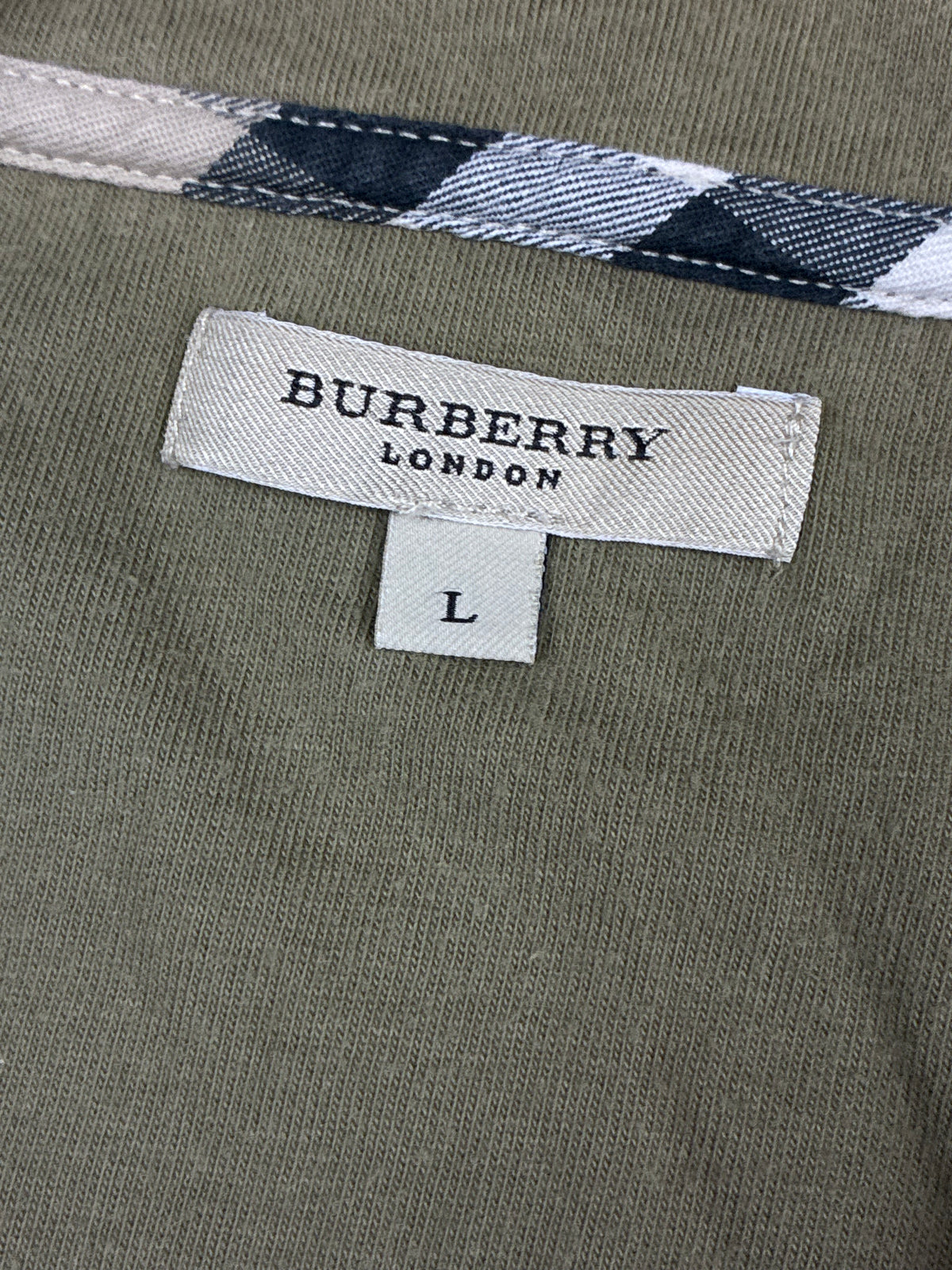 vintage Burberry sweatjacket {L}