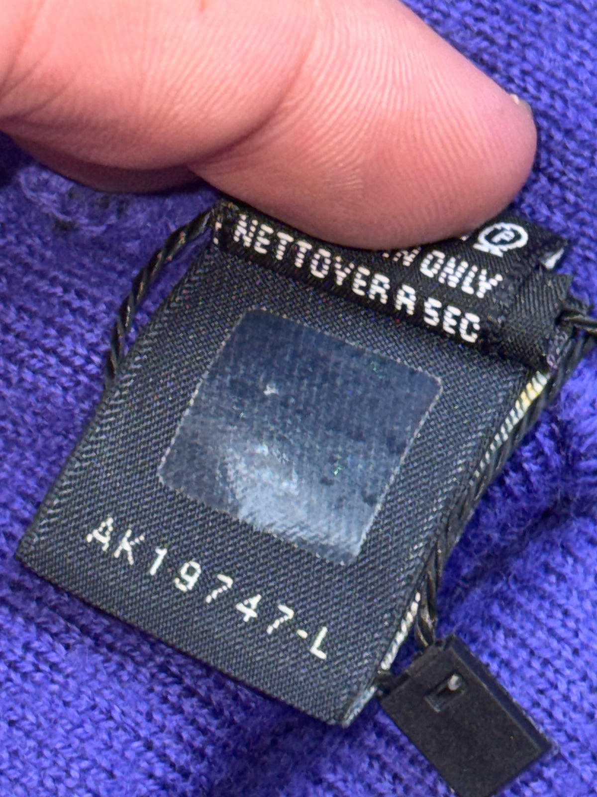 vintage purple Fendi beanie
