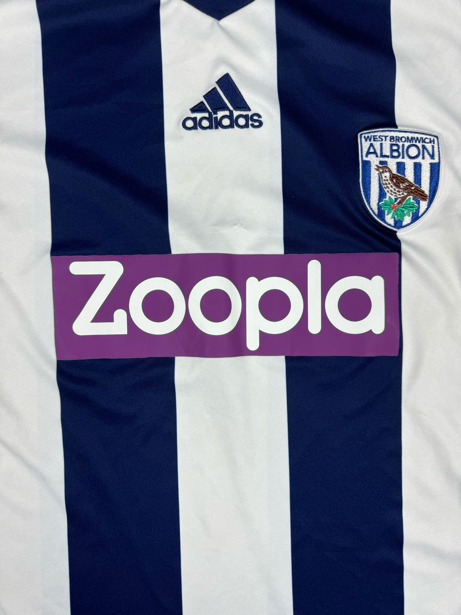 vintage West Bromwich Albion home jersey {XS}