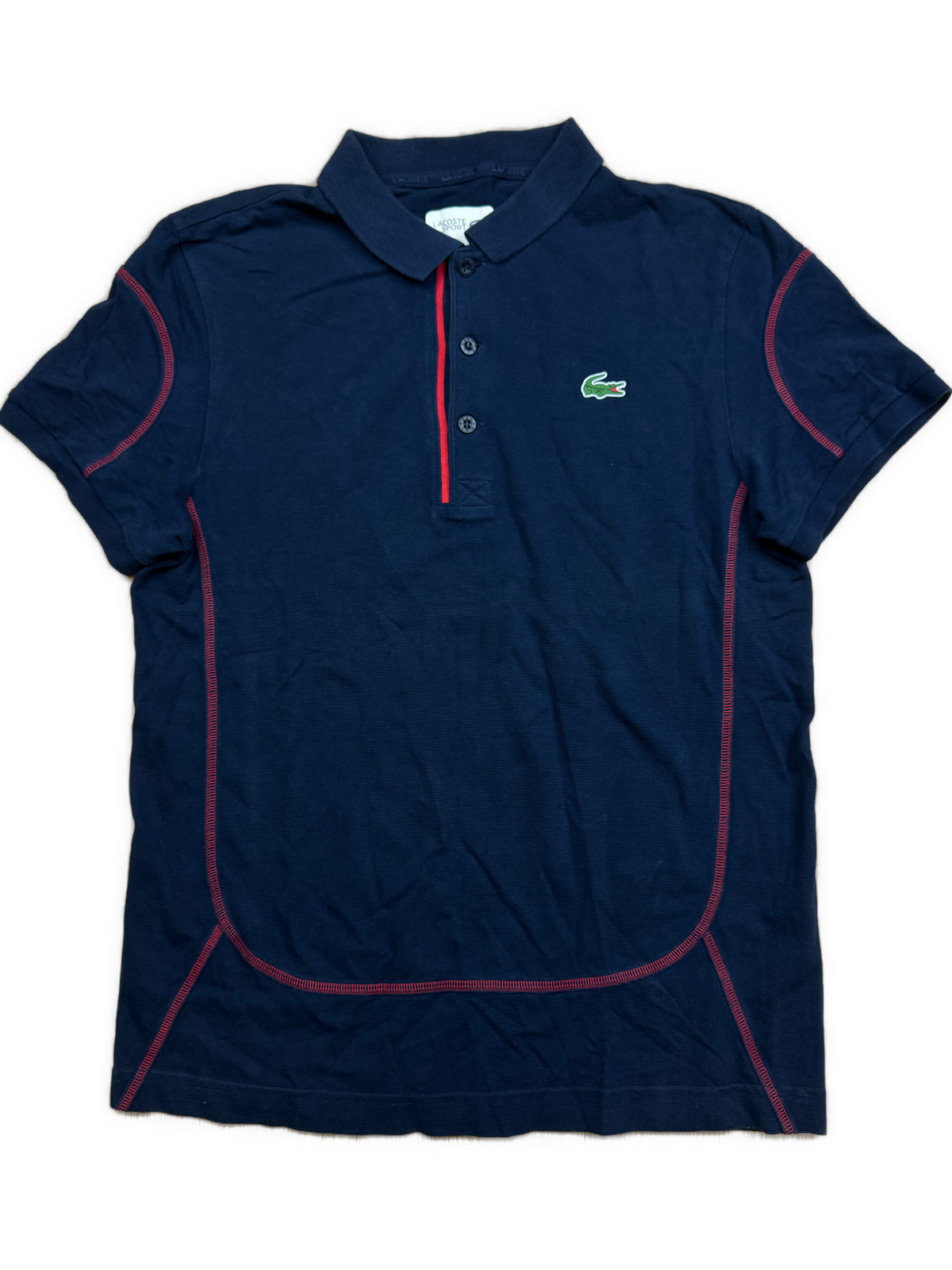 navyblue Lacoste polo {S}