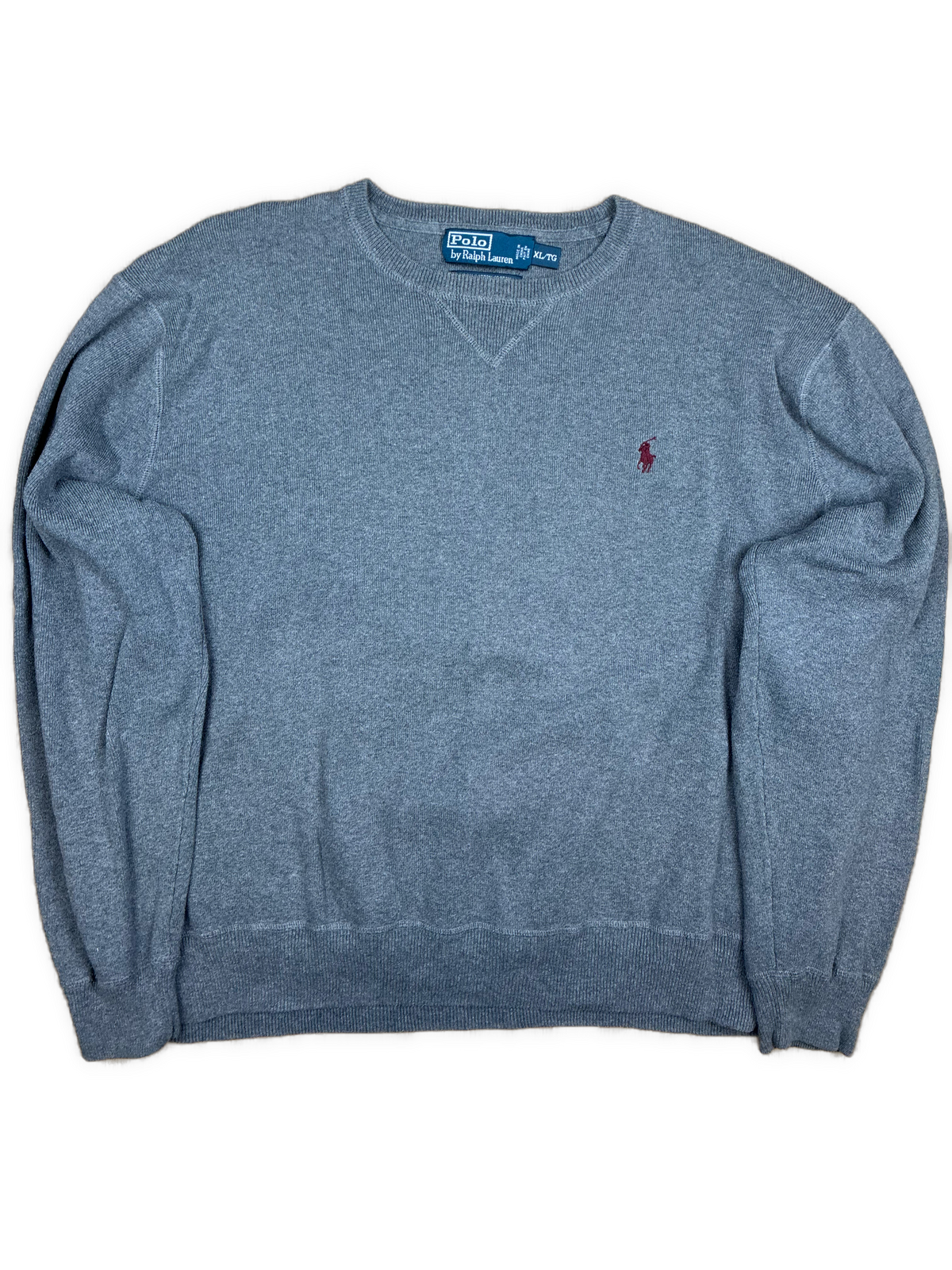 vintage grey Polo Ralph Lauren knittedsweater {L}