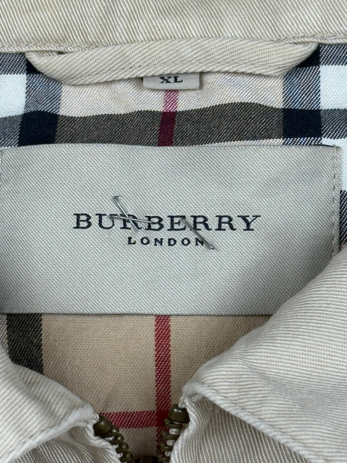 vintage Burberry harringtonjacket