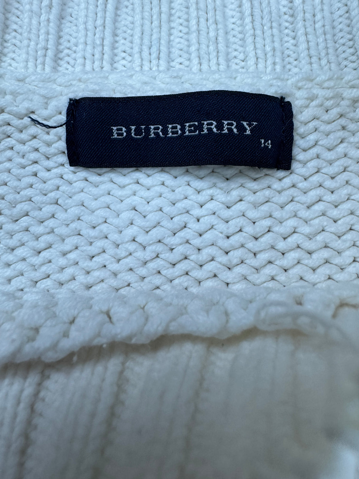 vintage Burberry knittedsweater {S}