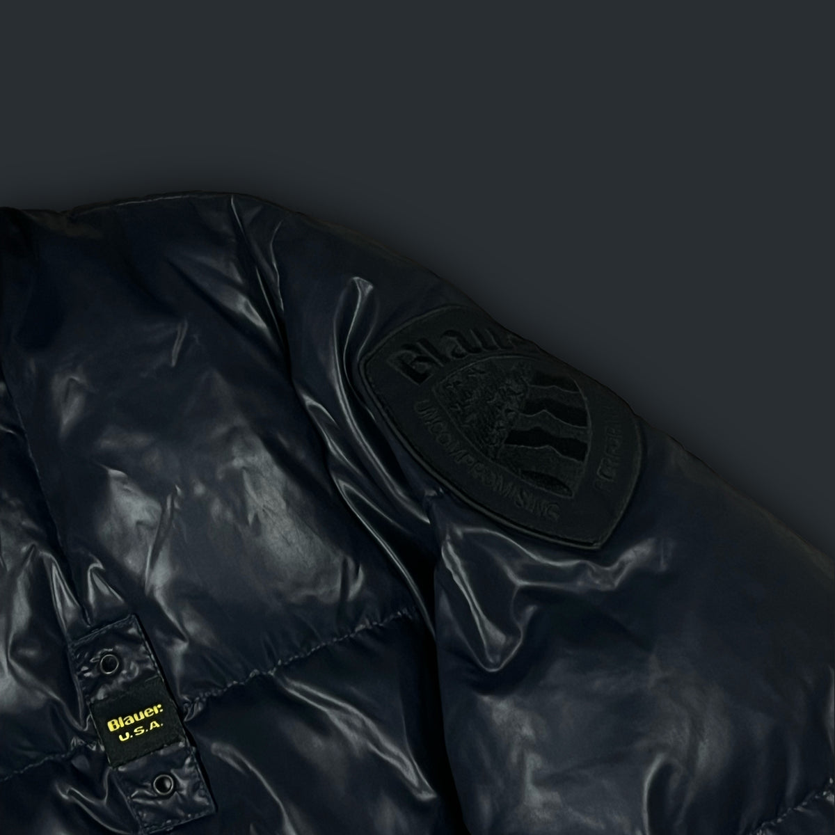 vintage Blauer bomber winterjacket {XL}