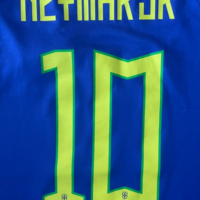 blue Nike Brasil 2022 away jersey {S}