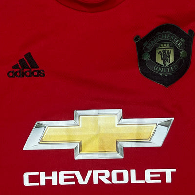 red Adidas Manchester United 2019-2020 home jersey {M}