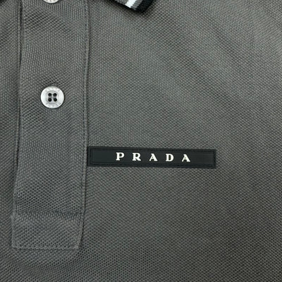 grey Prada polo {S}