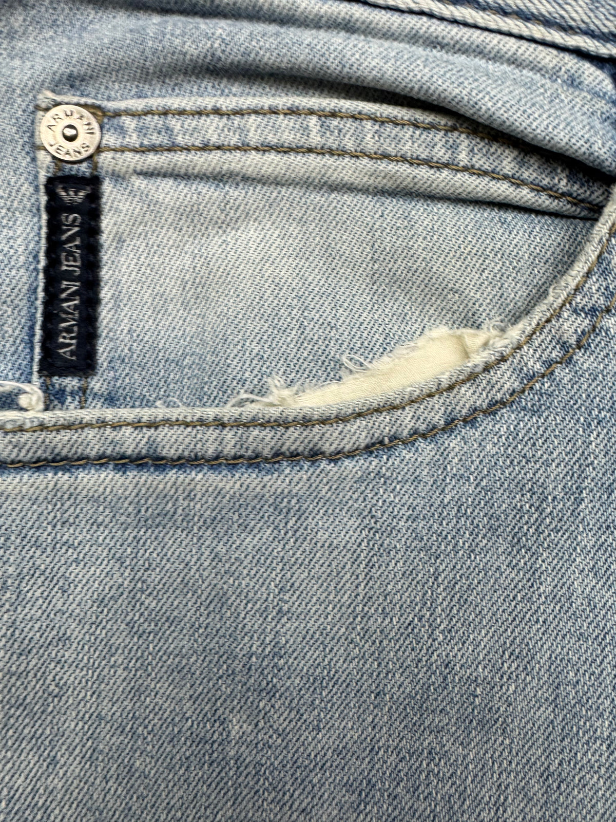 vintage Armani jeans {L}