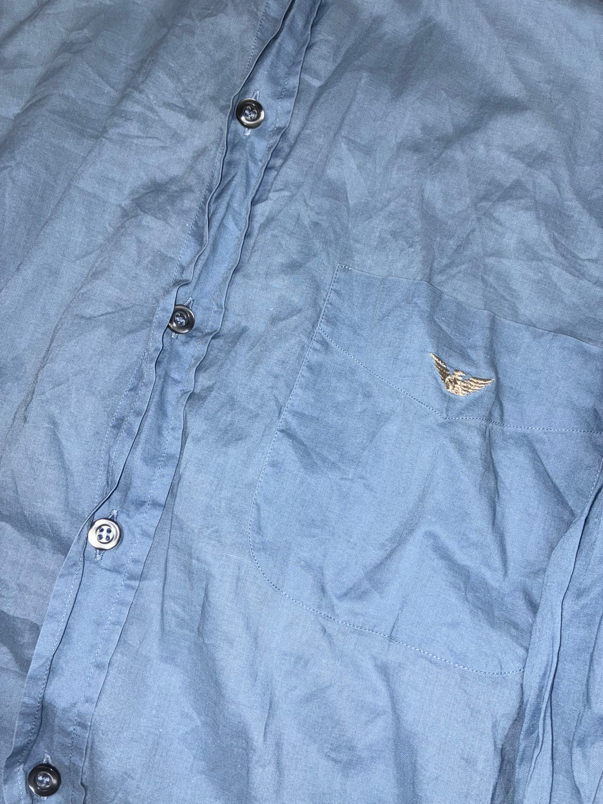 vintage babyblue Emporio Armani shirt {L}