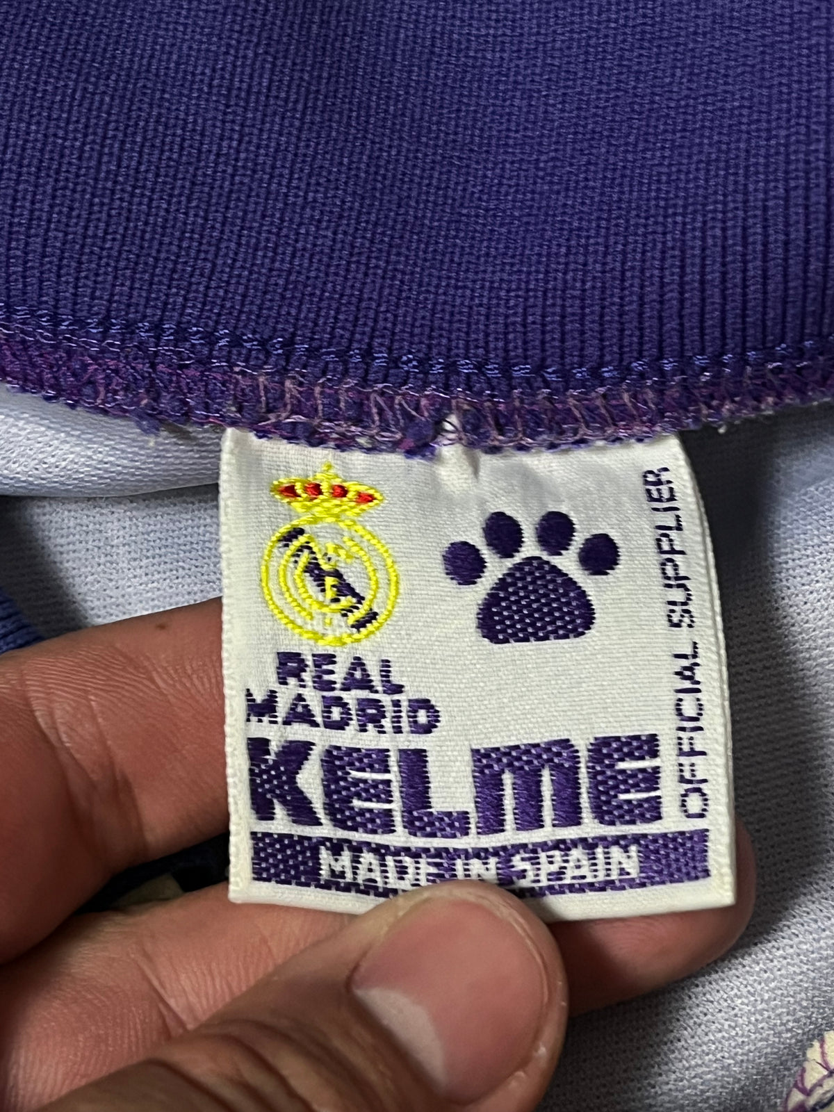 vintage Kelme Real Madrid 1996-1997 away jersey {L-XL}