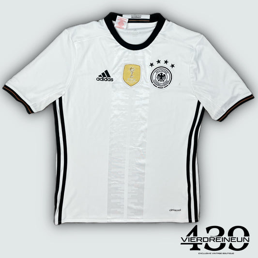 white Adidas Germany home jersey {S}