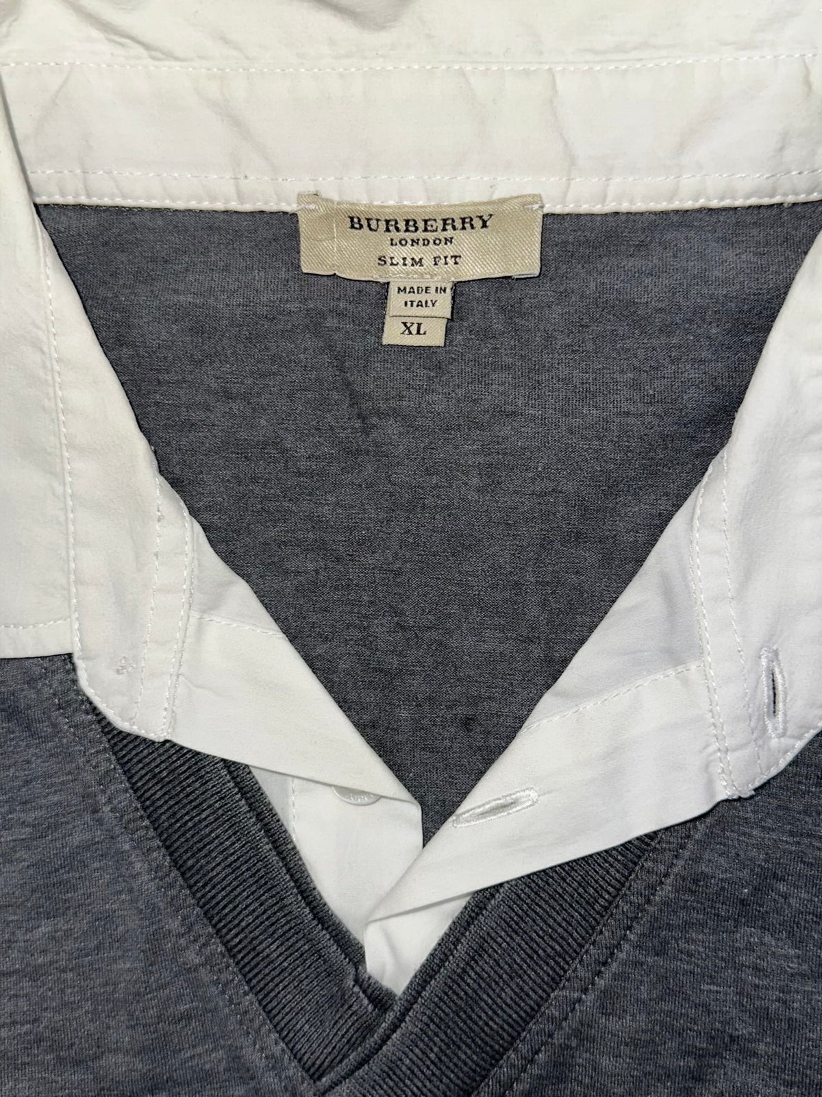 vintage Burberry polo long {XL}