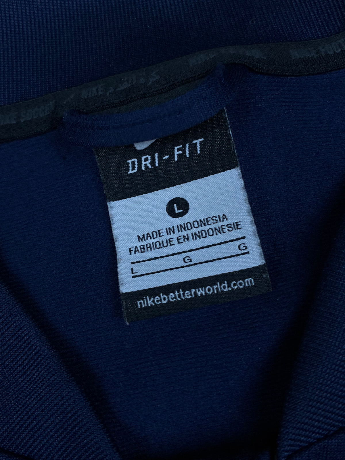 vintage Nike Manchester City trackjacket {L}