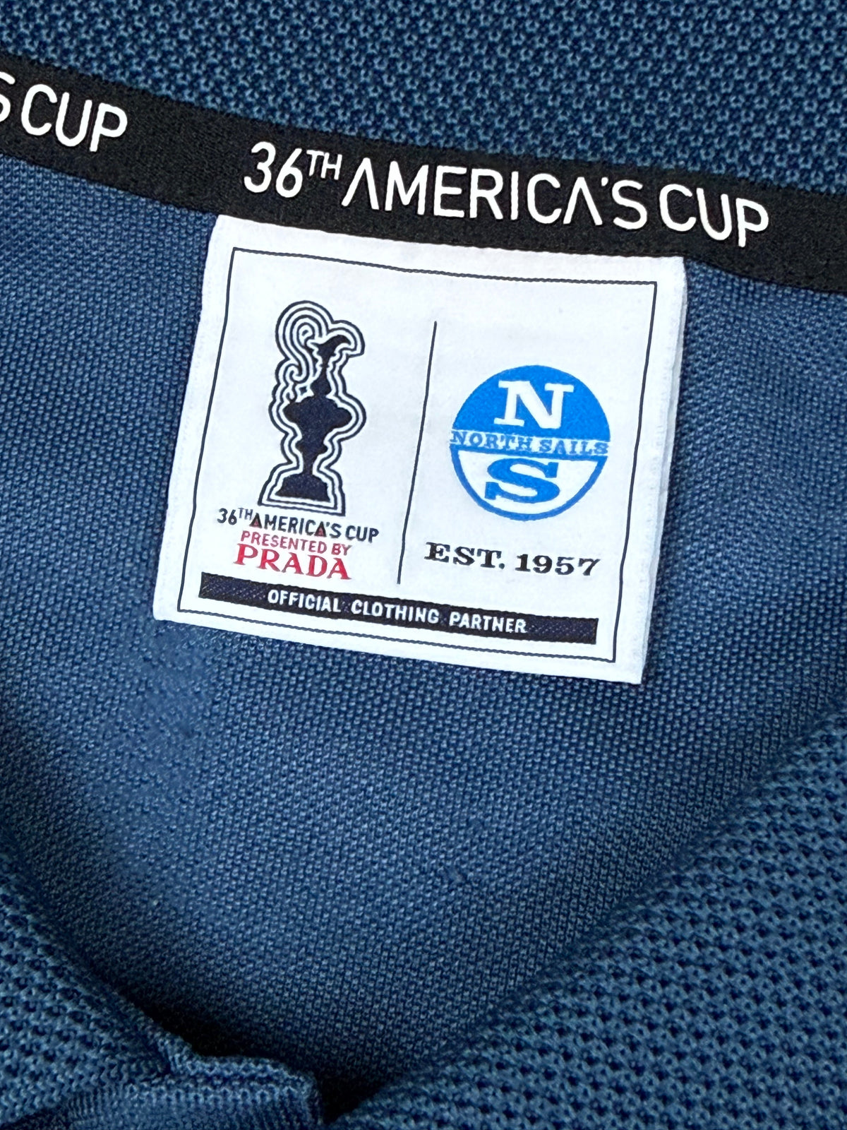 vintage Prada Americas Cup 36 x North Sails polo {XXL}