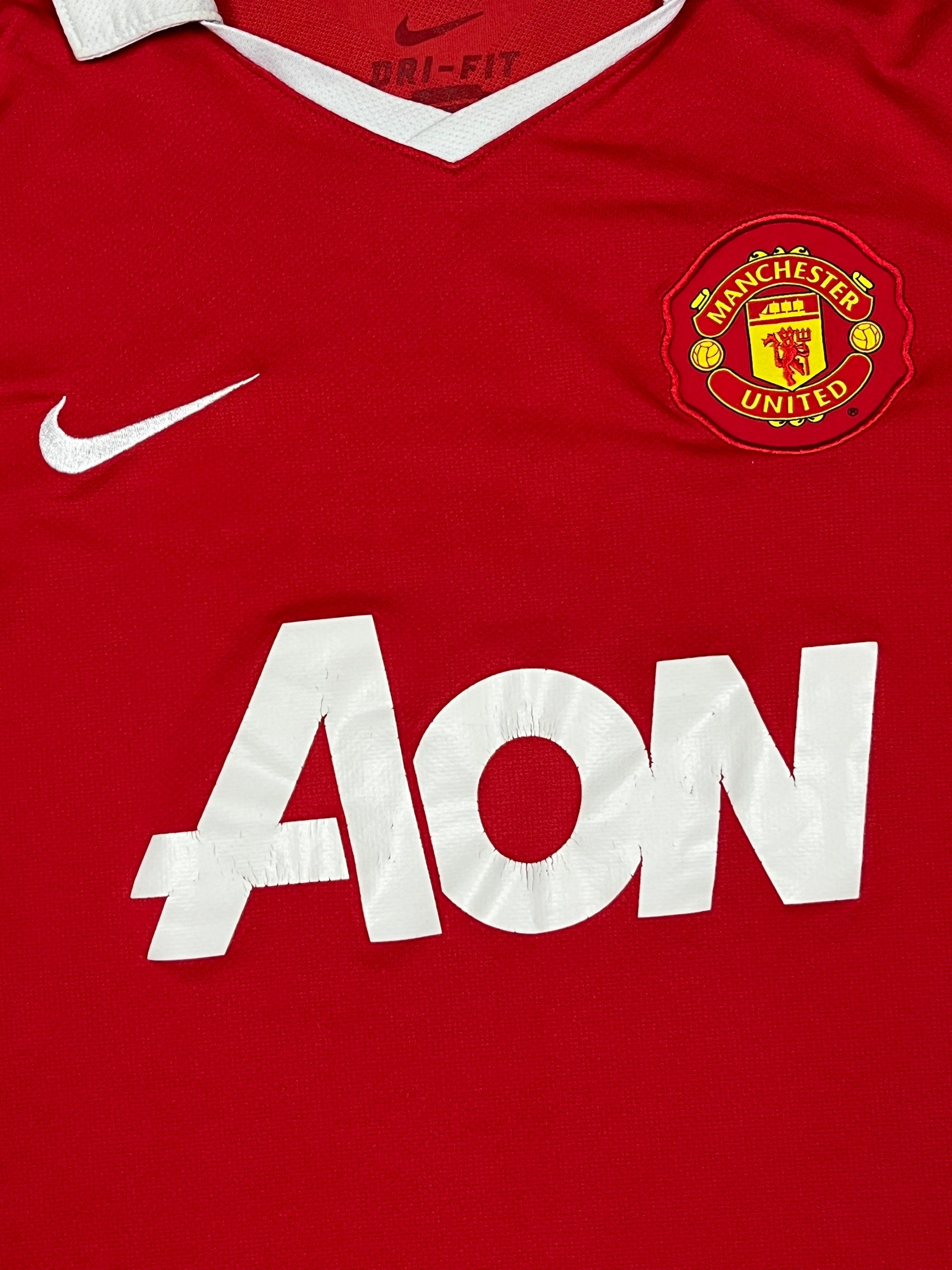 vintage Nike Manchester United 2010-2011 home jersey long {M}