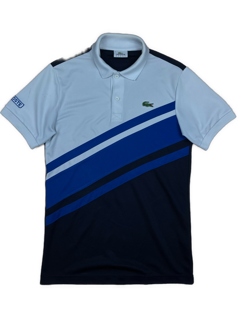 vintage white Lacoste polo {S}