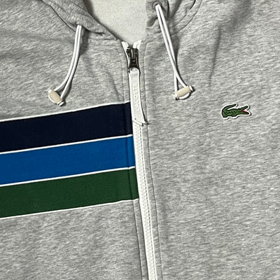 grey Lacoste sweatjacket {M}