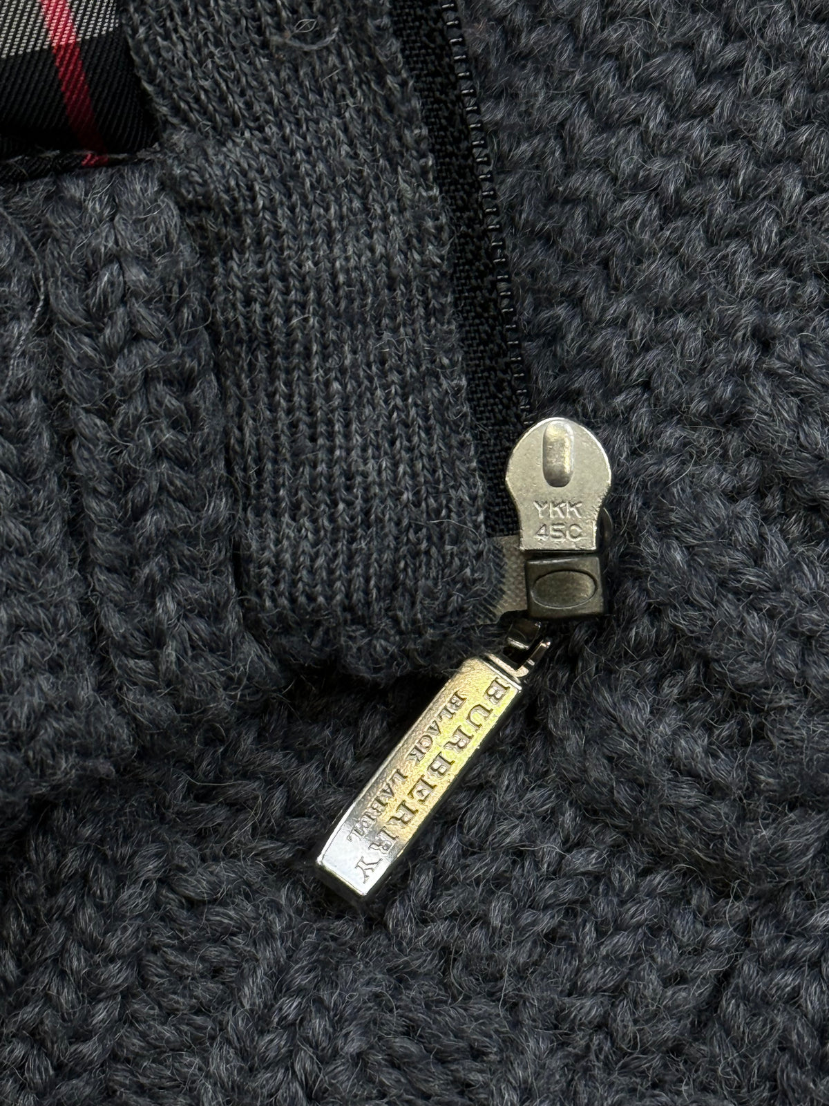 vintage Burberry Black Label sweatjacket {M}
