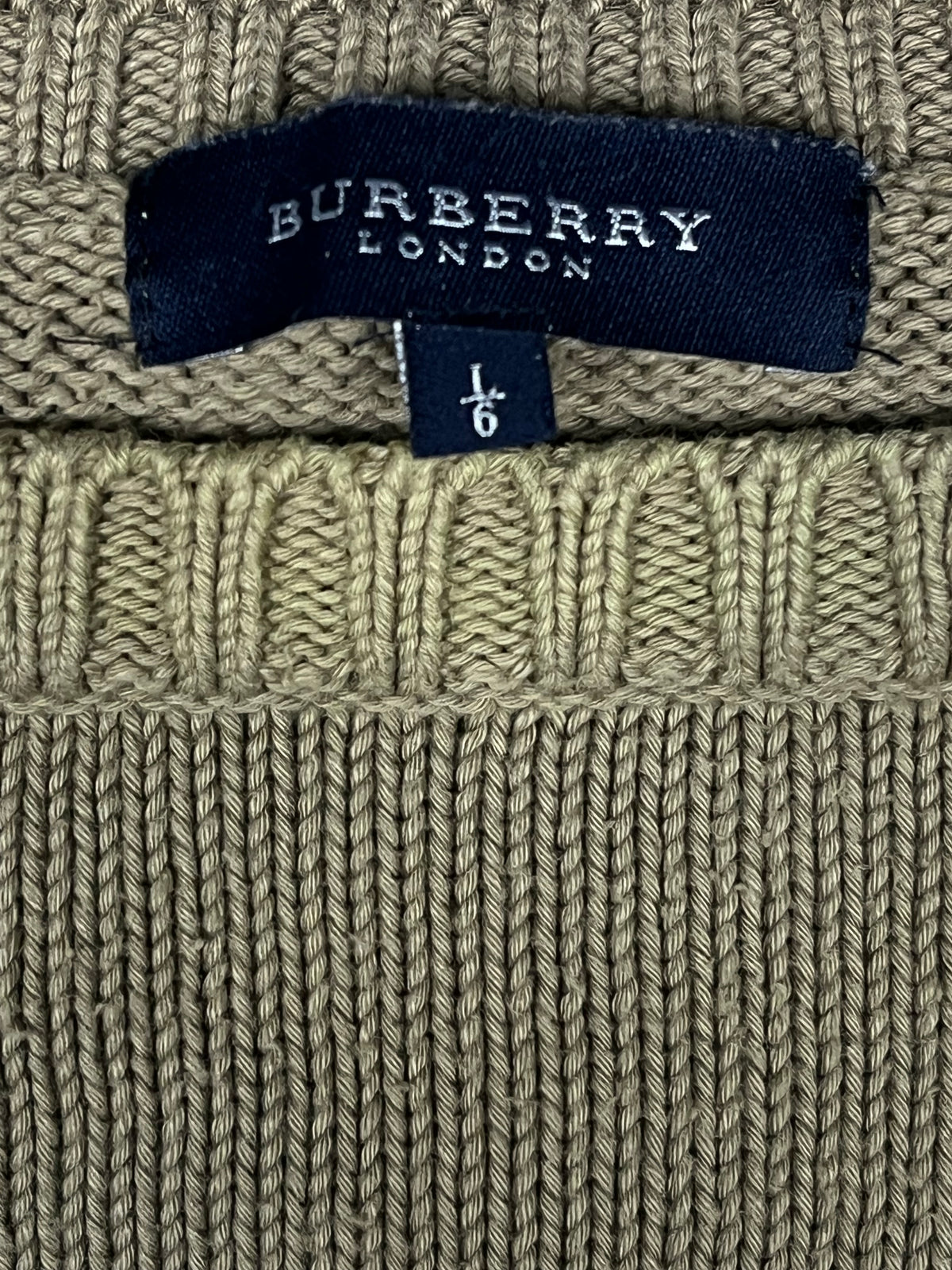 vintage Burberry knittedsweater {L}