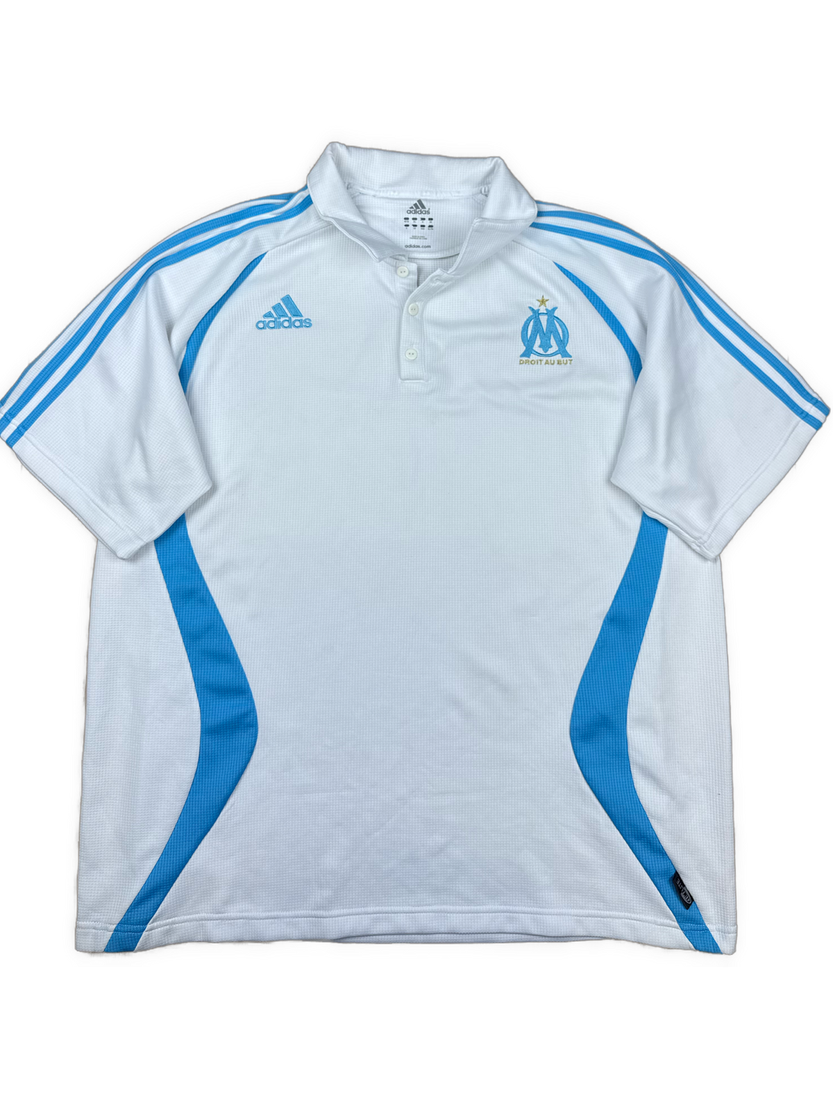 vintage Adidas Olympique Marseille polo {XL}