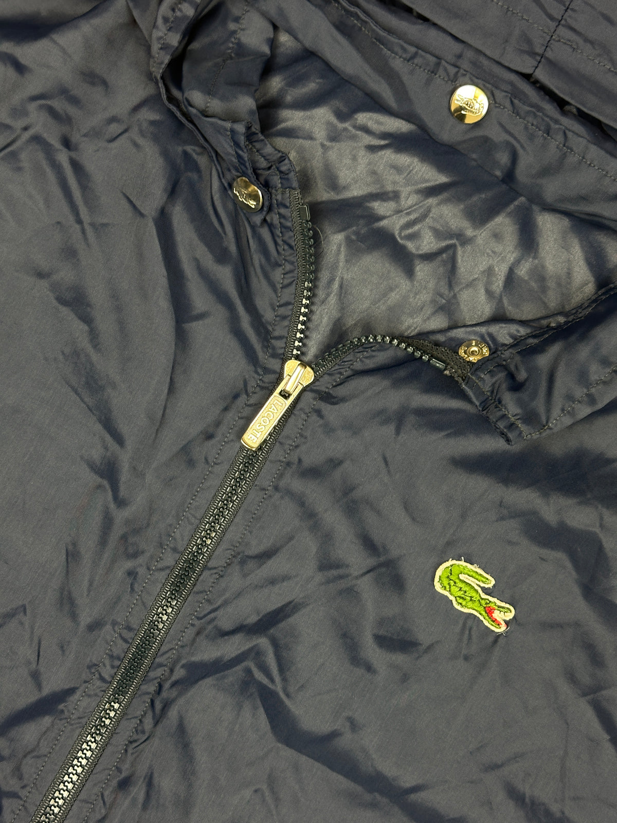 navyblue vintage Lacoste windbreaker {XL}