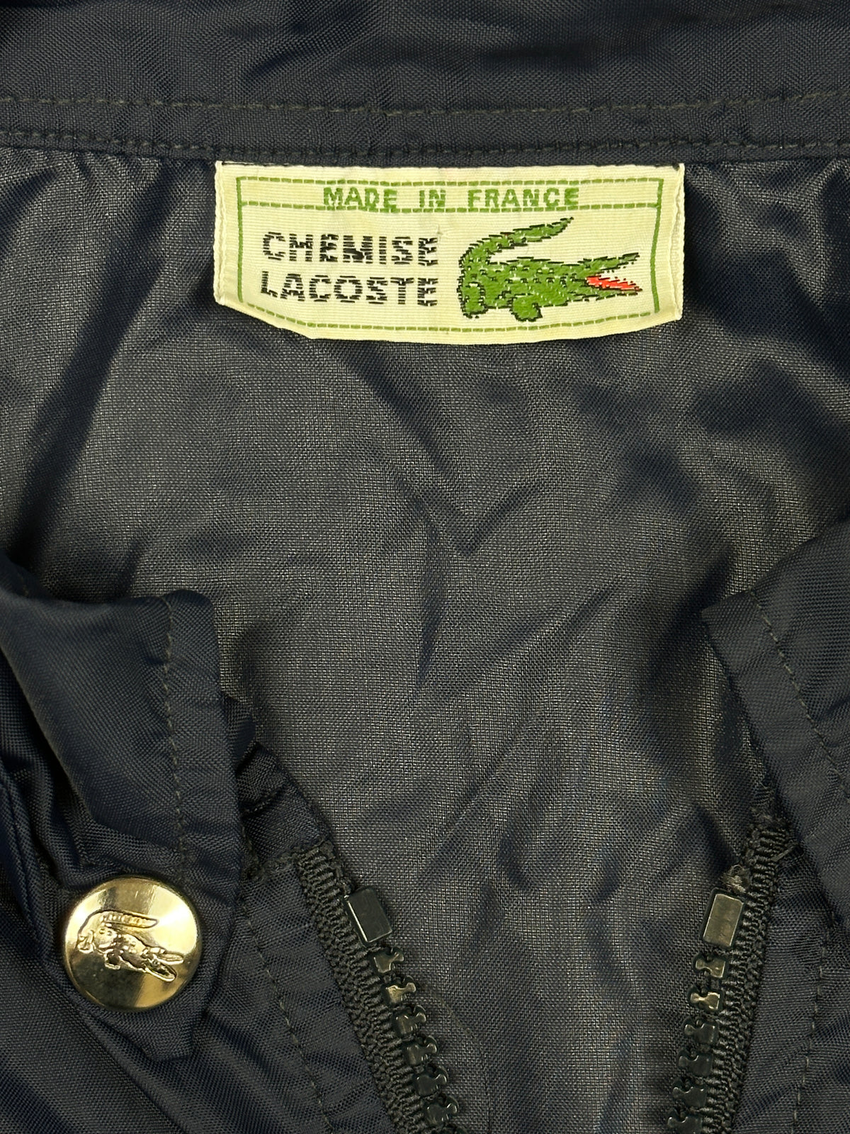 navyblue vintage Lacoste windbreaker {XL}