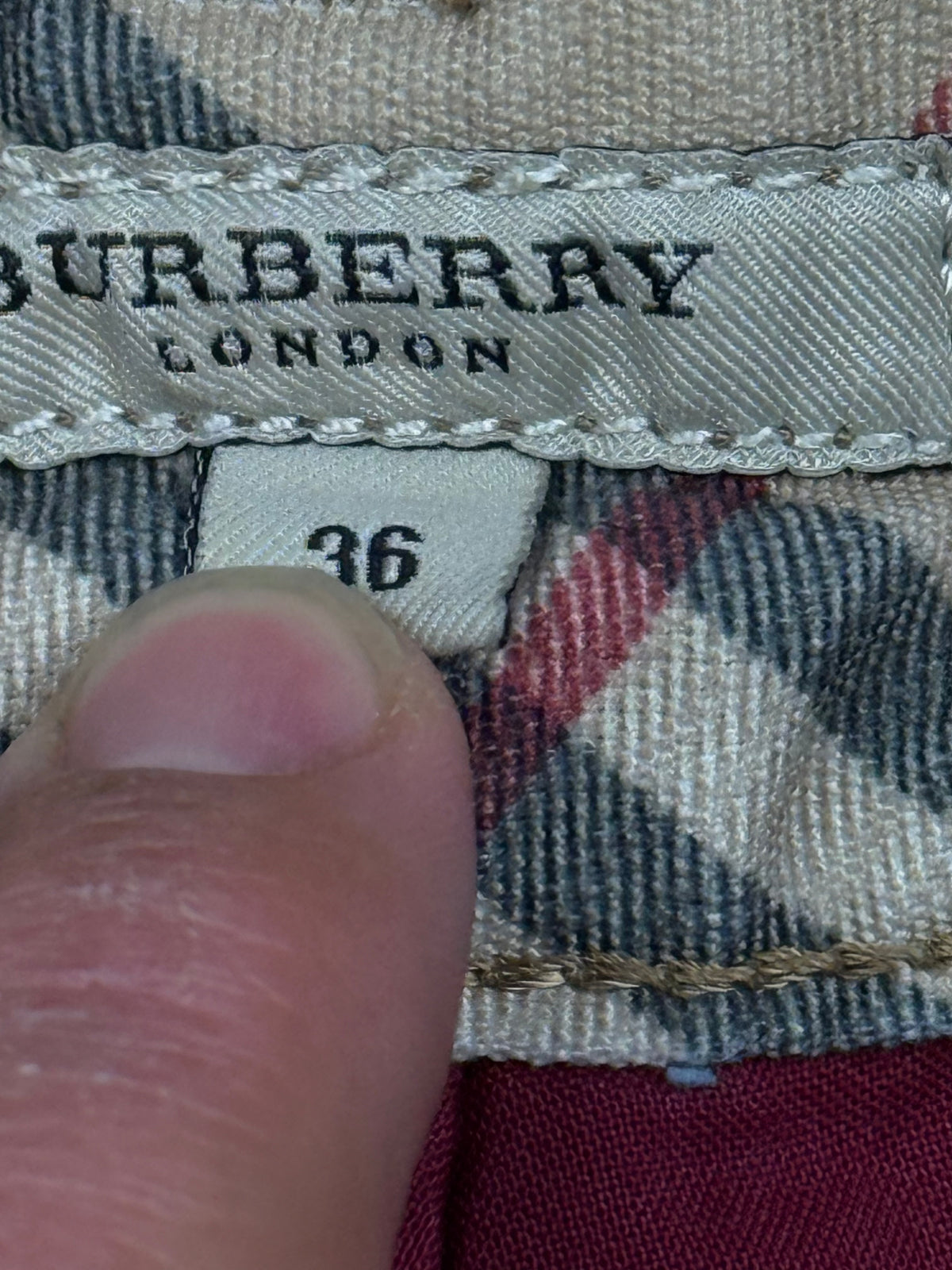 vintage Burberry jeans