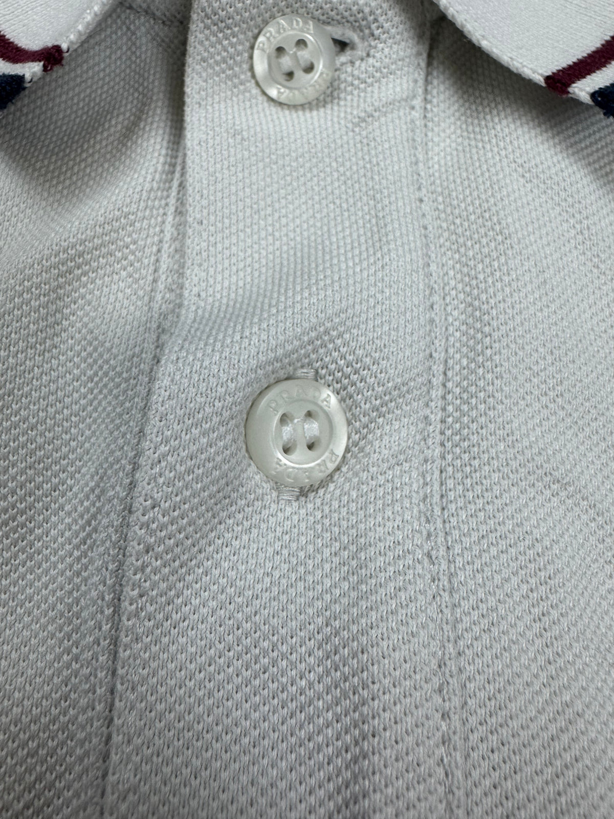 white Prada polo {S}