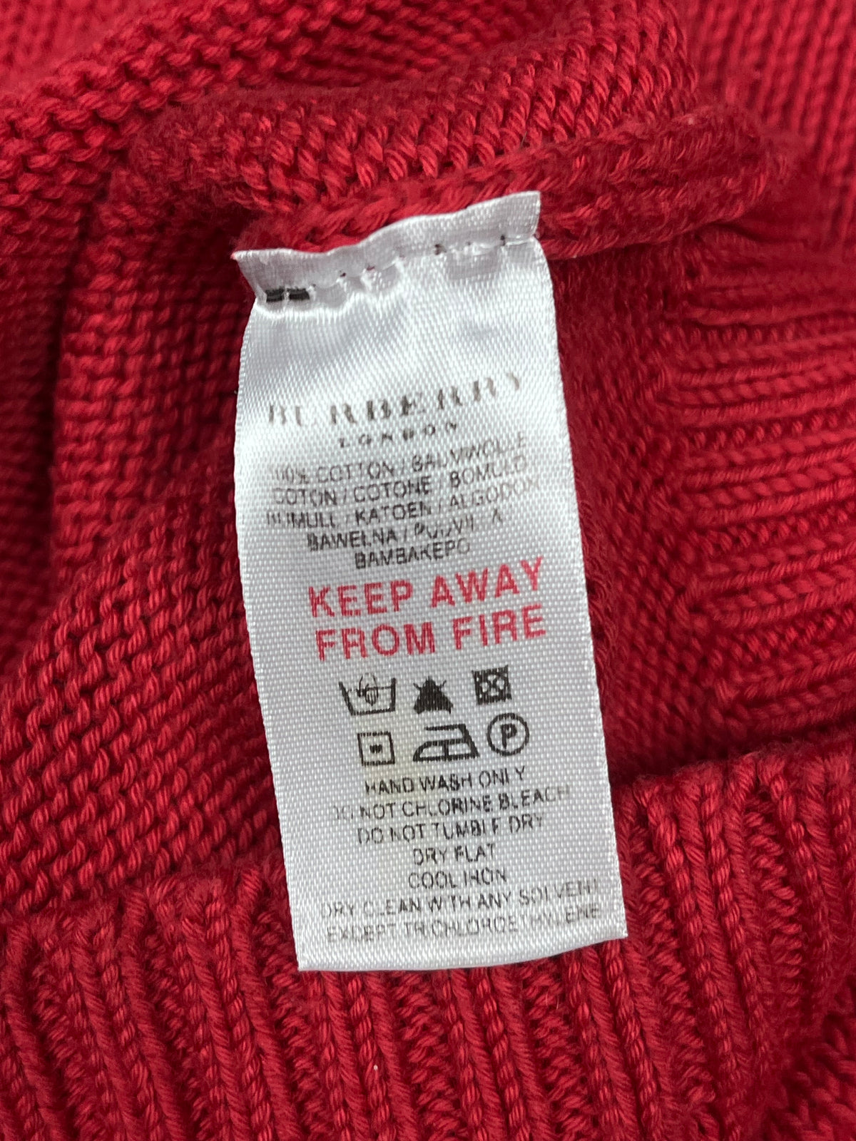 vintage Burberry knittedsweater {XS}