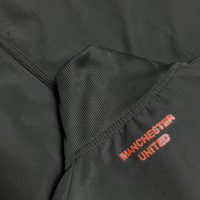 khaki Adidas Manchester United windbreaker {S}