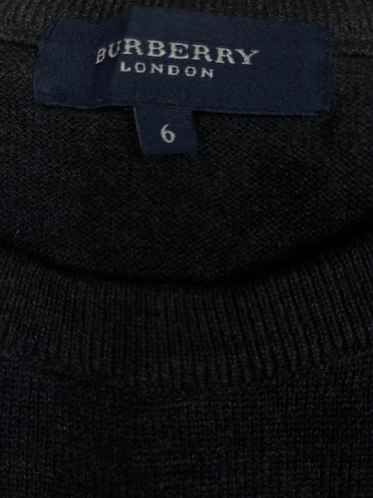 vintage Burberry knittedsweater {L}
