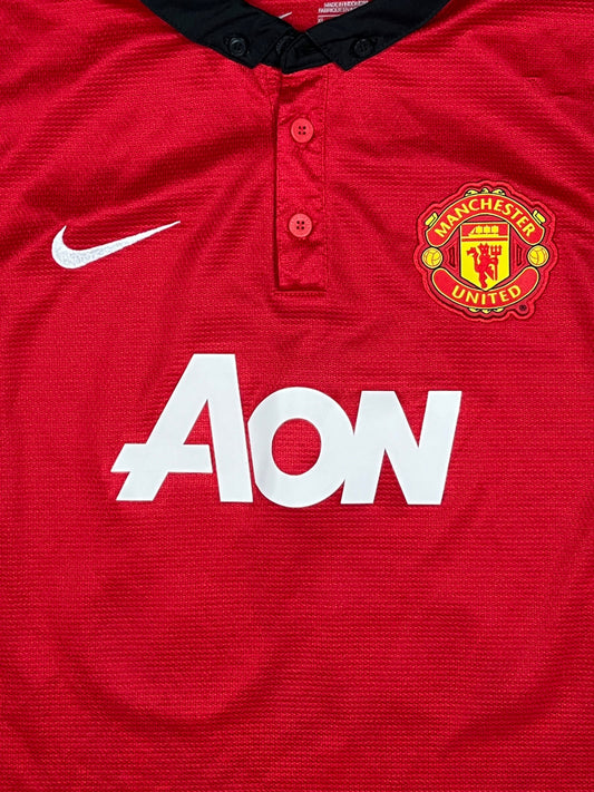 vintage Nike Manchester United v.PERSIE20 2013-2014 home jersey {S}