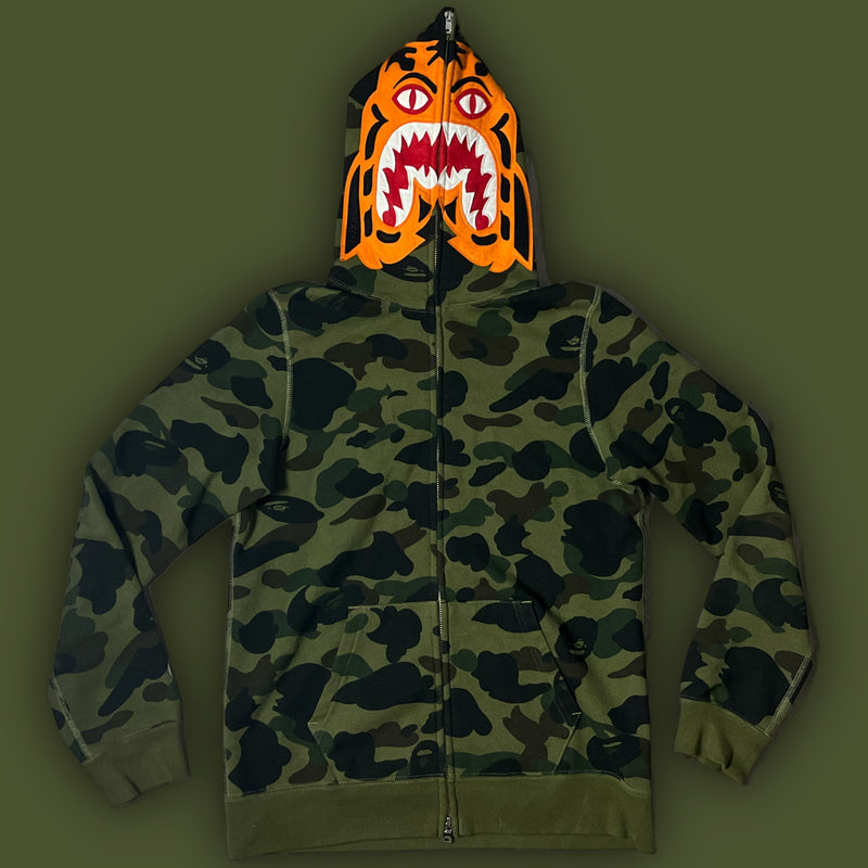 vintage BAPE a bathing ape sweatjacket {S}