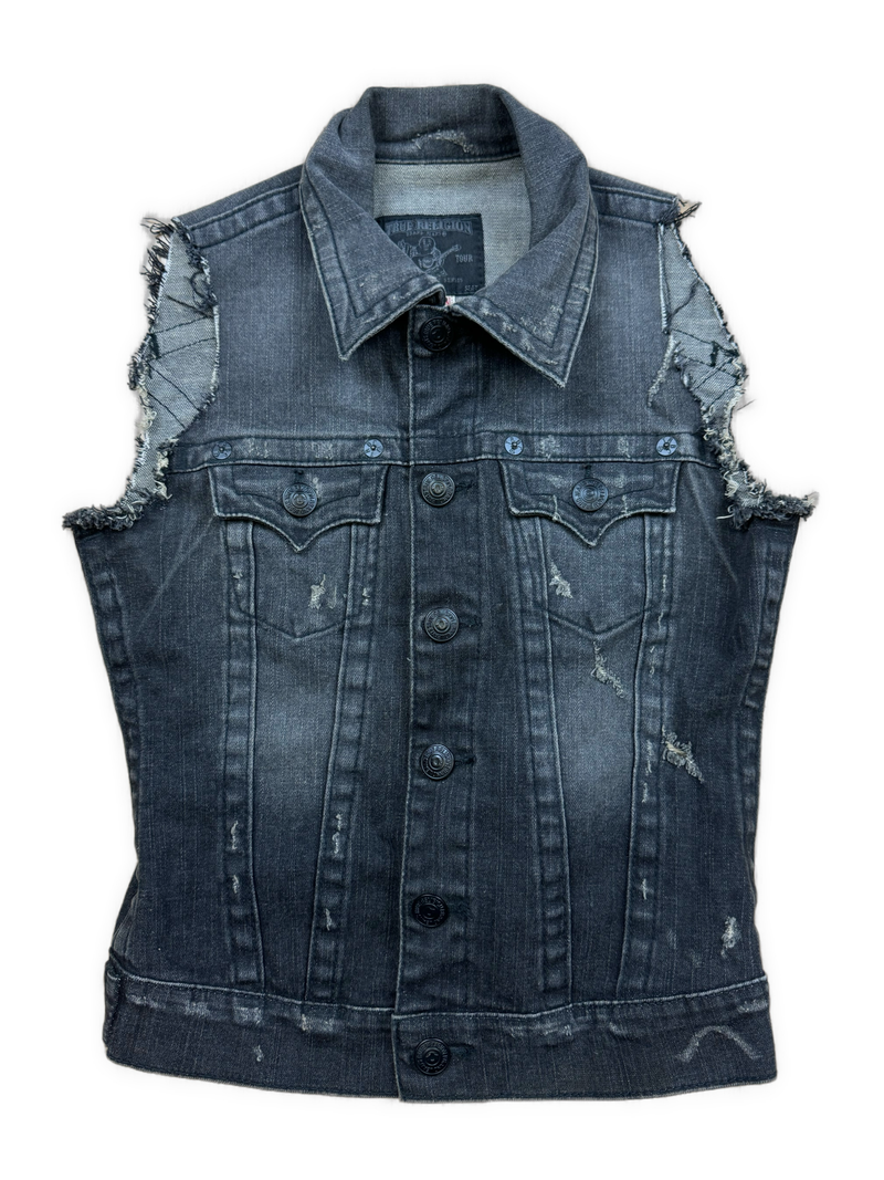 vintage True Religion sleeveless vest {S}