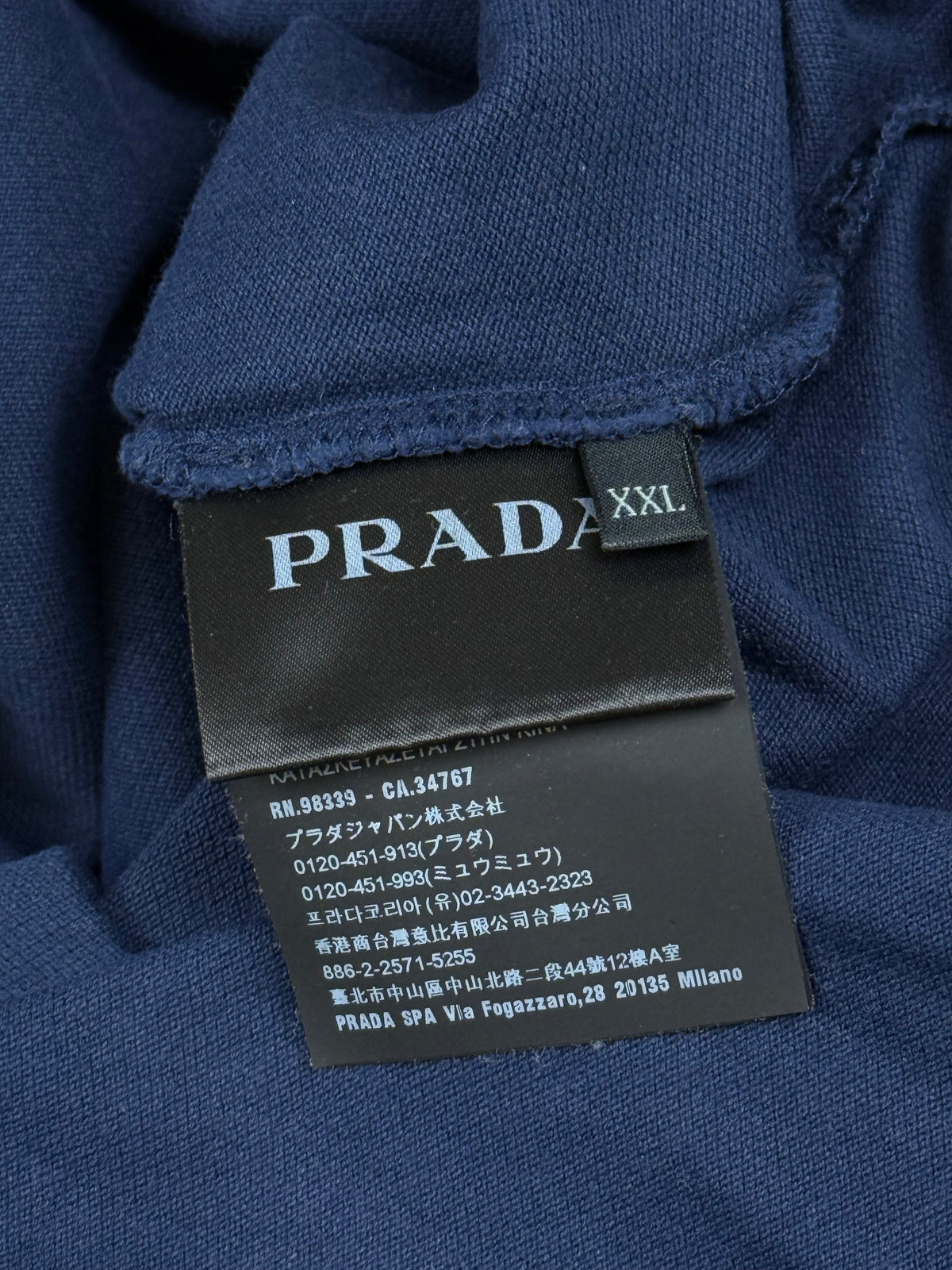 navyblue Prada polo {XXL}