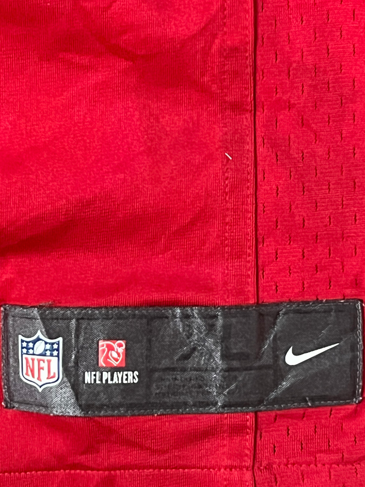 vintage Nike 49ERS KAEPERNICK7 Americanfootball jersey NFL {L}