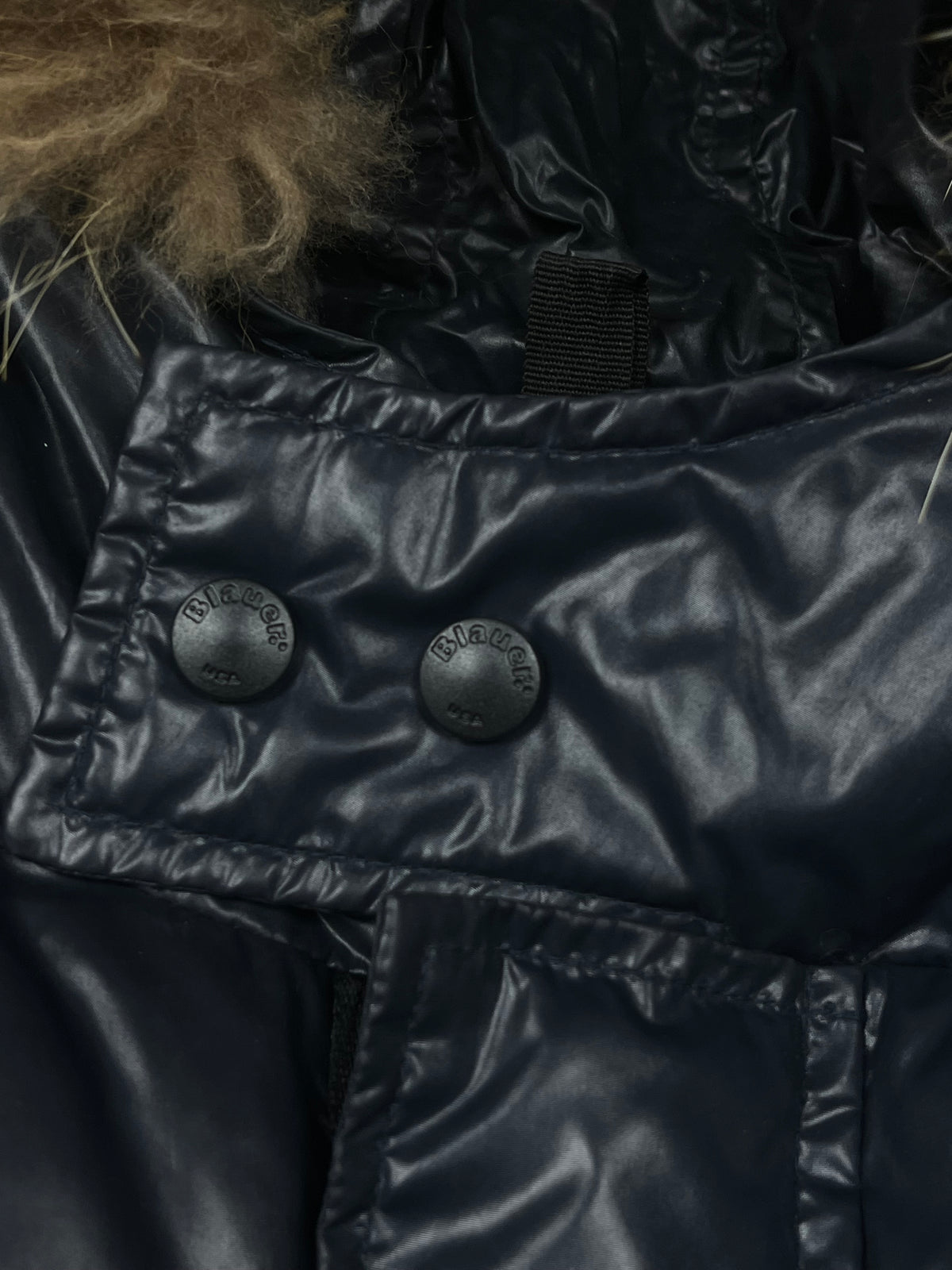 vintage Blauer bomber winterjacket {XL}