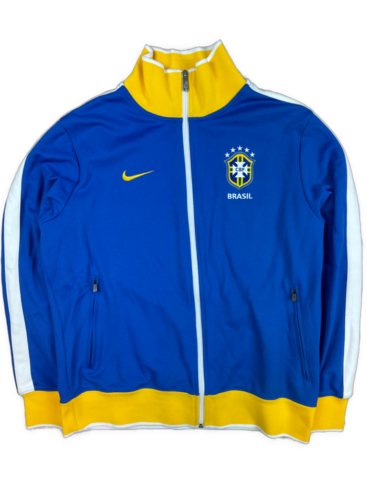 vintage Nike Brasil trackjacket {L}