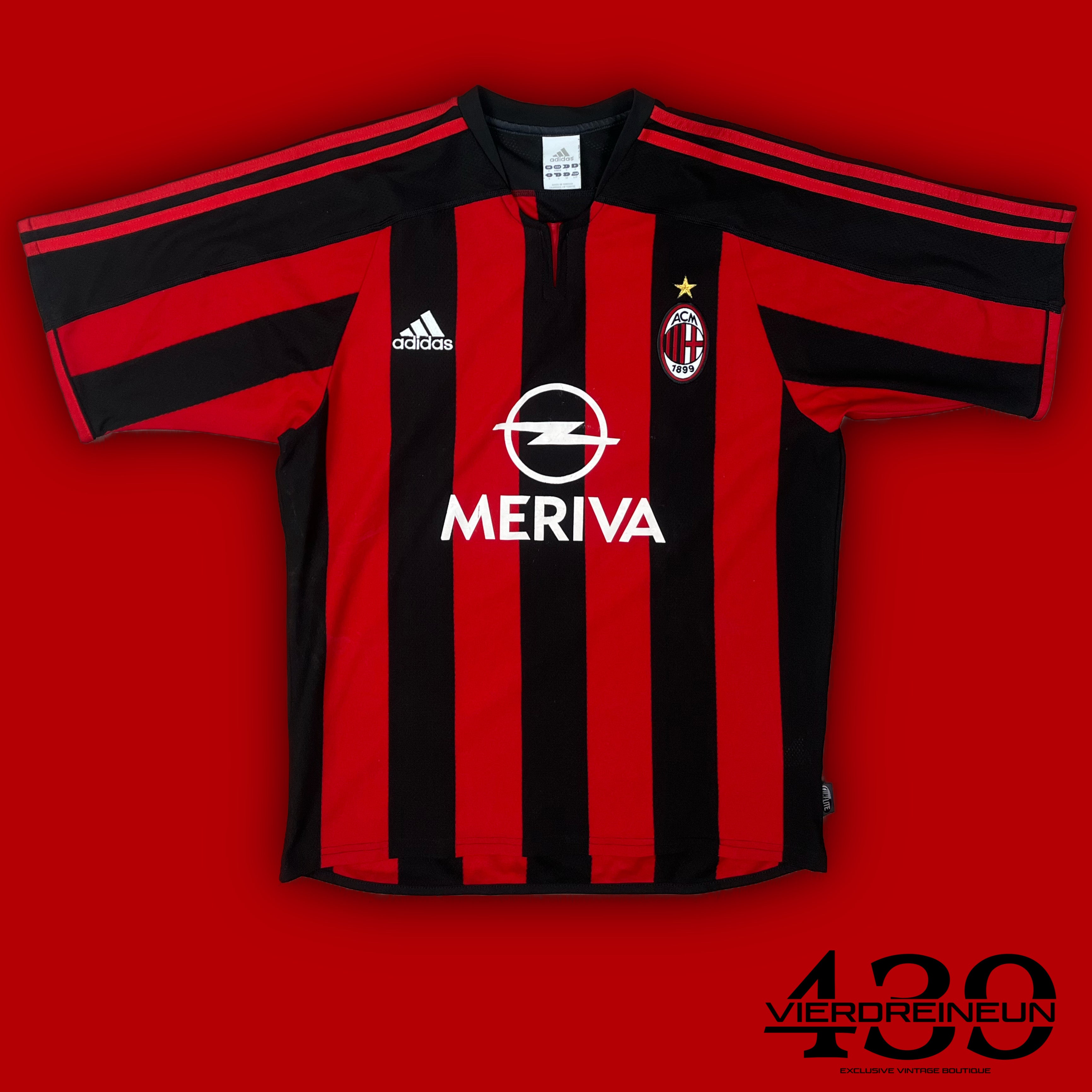 vintage Adidas Ac Milan 2003 2004 home jersey M vierdreineun