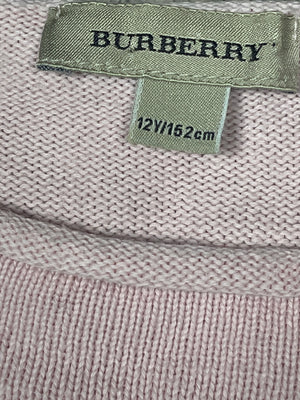 vintage pink Burberry knittedsweater {S}